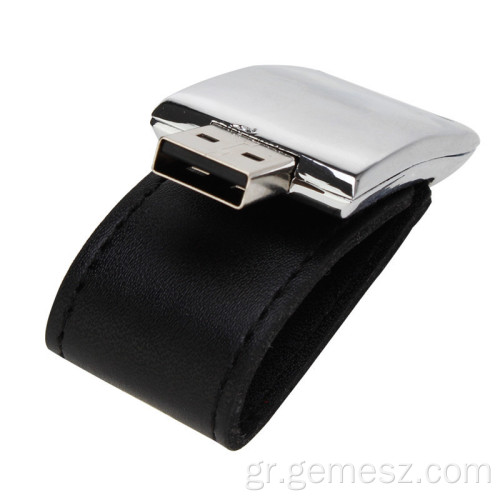 Emboss LOGO Leather USB Stick USB 3.0 2.0